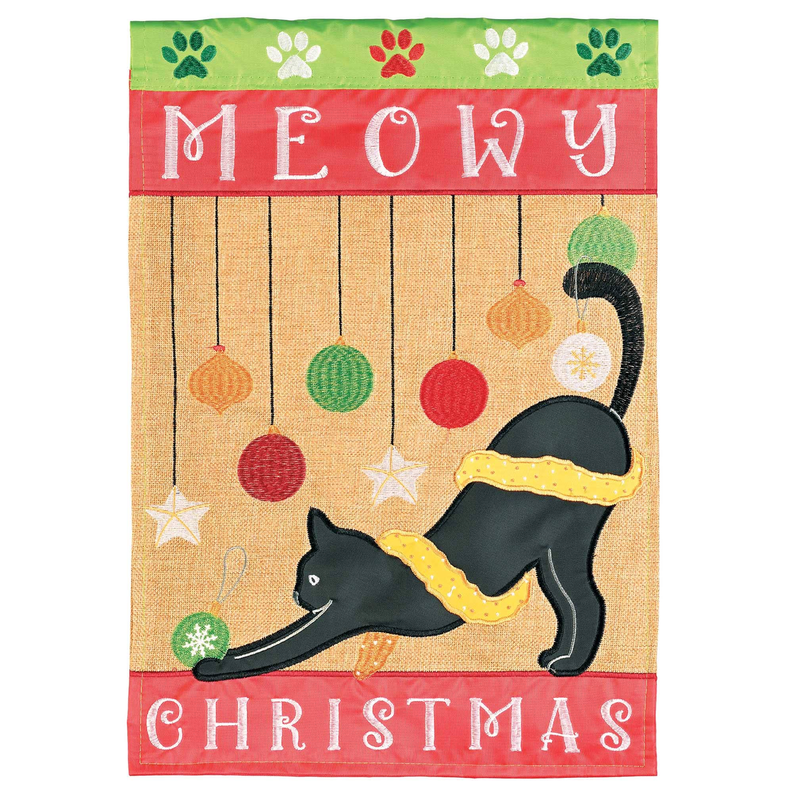 Flag Cat Meowy Christmas