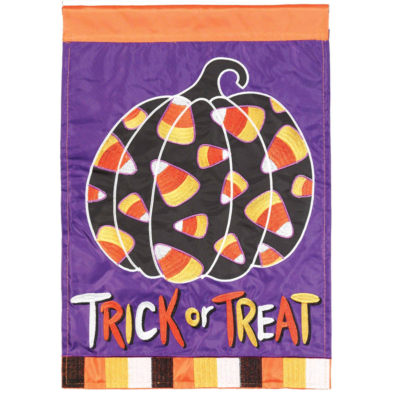 Flag Trick Or Treat Candy Cornament