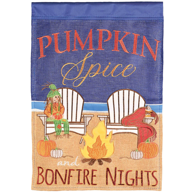 Flag Fall Beach Bonfire Polyester