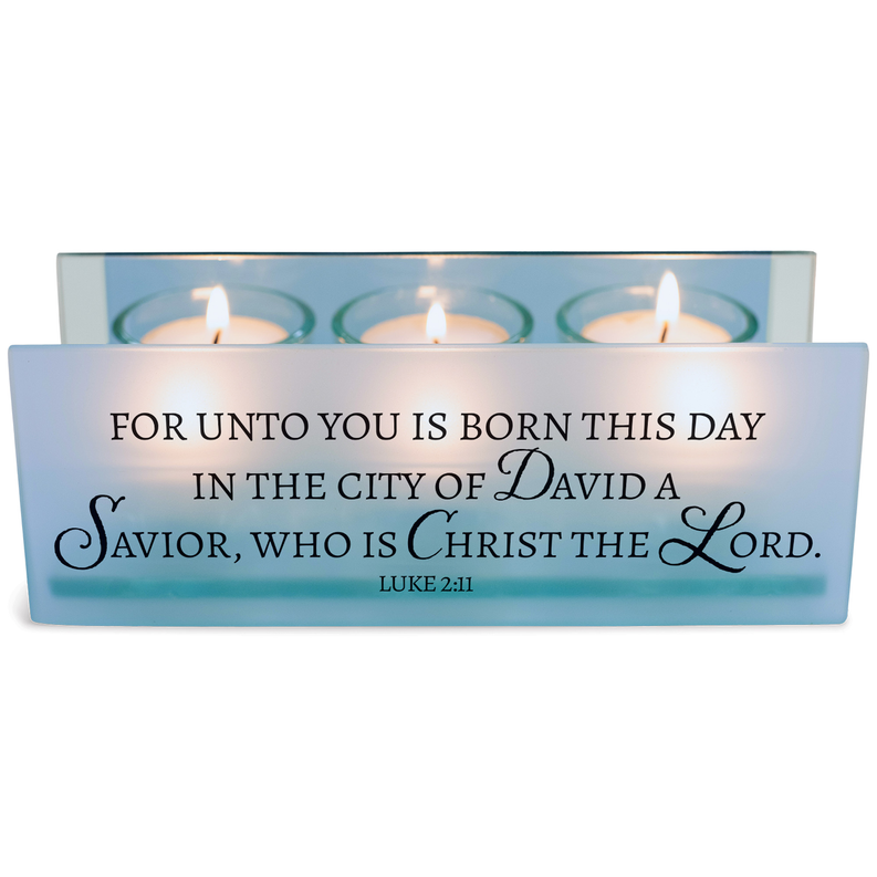 Tealight For Unto You Is Born Luke 2:11