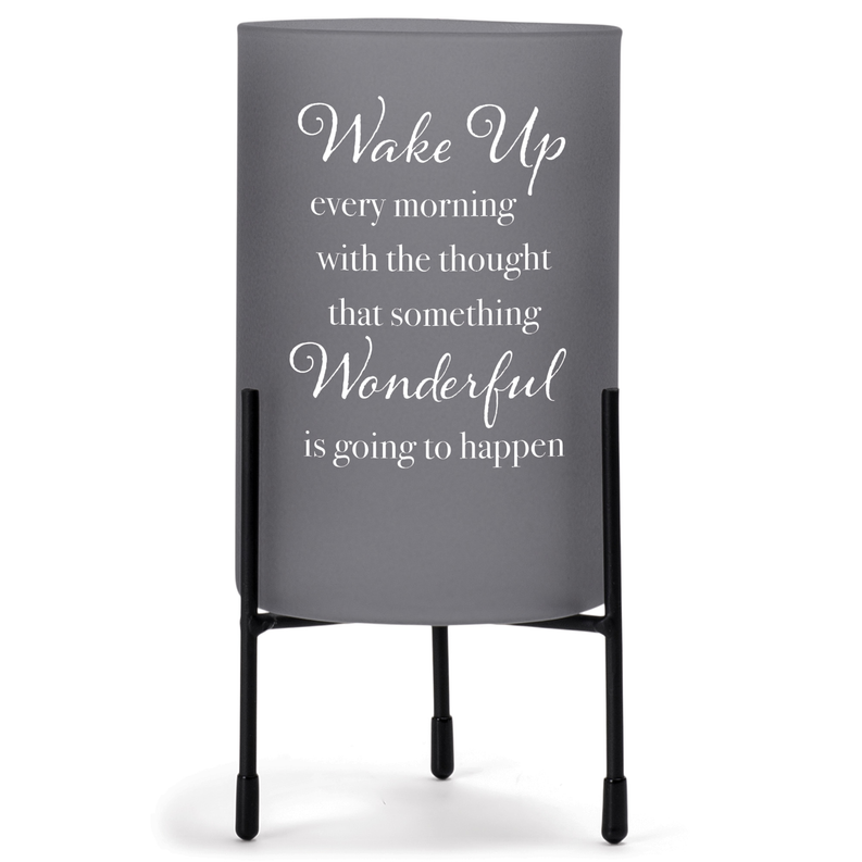 Candleholder Wake Up Every Morning