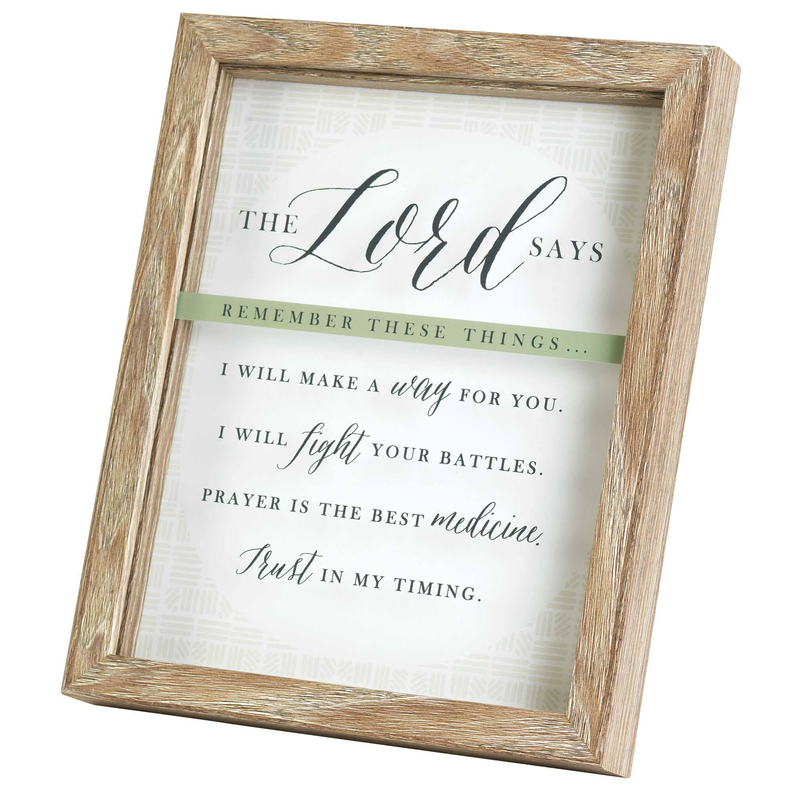 Framed Wall Art The Lord Says