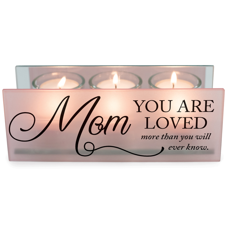 Tealight Mom You Are Loved Blush