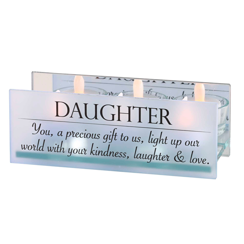 Tealight Daughter A Precious Gift Blue