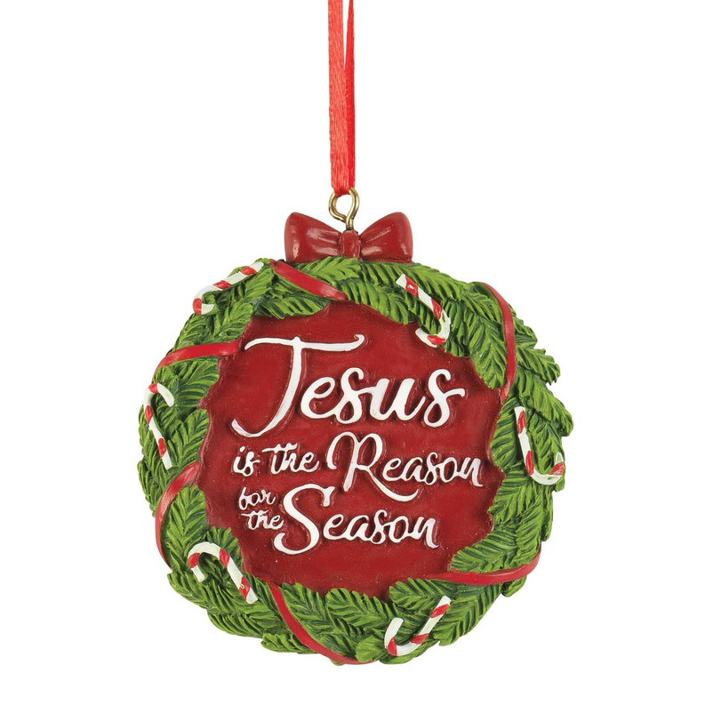 Jesus Is The Reason Resin Ornament