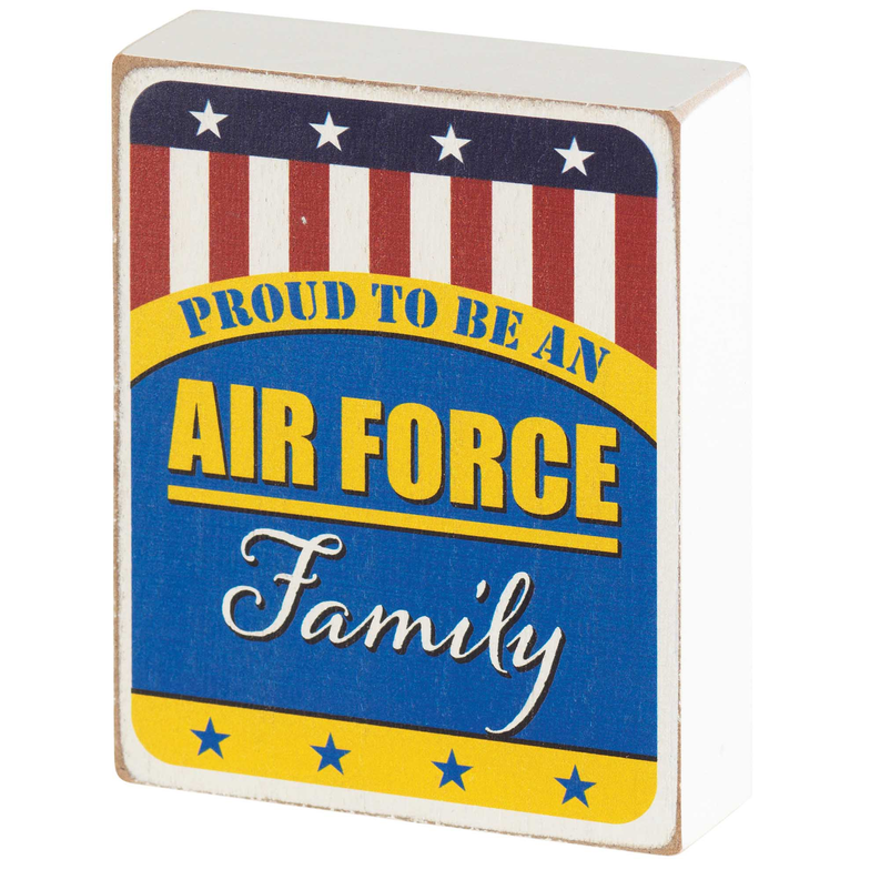 Tabletop Plaque Air Force Family