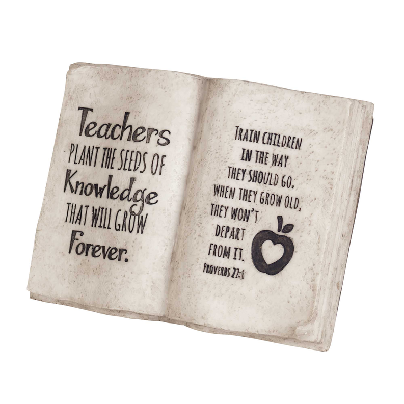 Tabletop Plaque Book Shape Teachers
