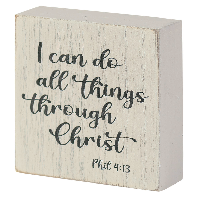 Plaque I Can Do Things Phillipians 4:13