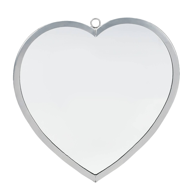 Heart Mirror Silver No Printing