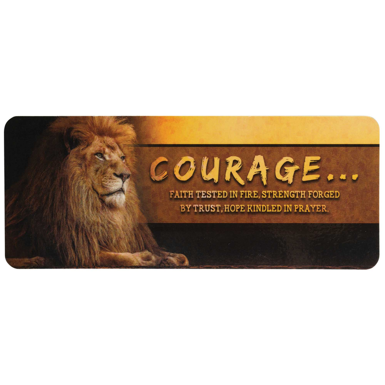 Bookcard Lion Courage