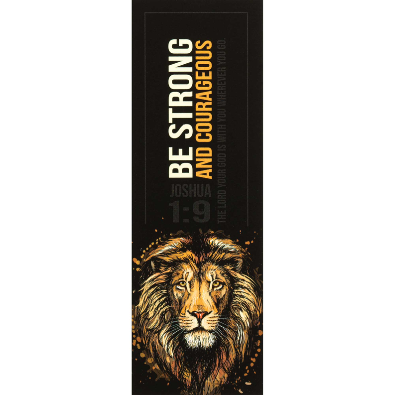 Packaged Bookmarks Lion Be Strong