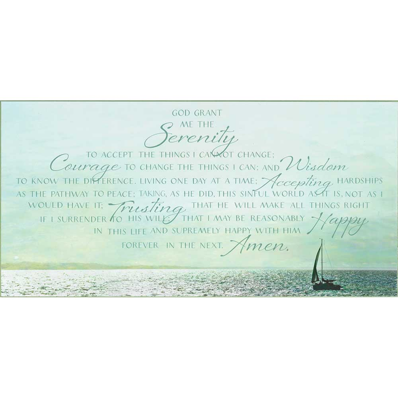 God Grant Me the Serenity Wall Plaque