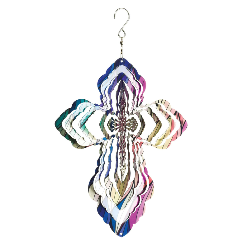 Wind Spinner Cross Multi Color