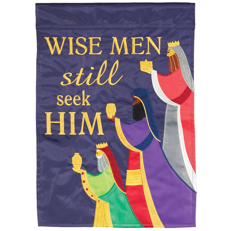 Flag Wise Men Still Seek Applique