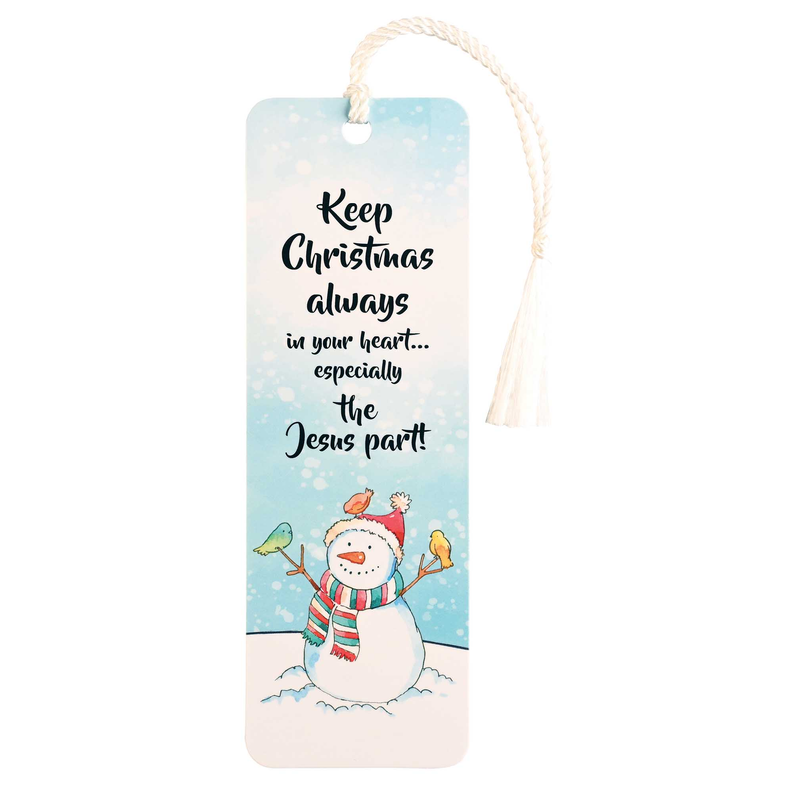 Tassel Bookmark Keep Christmas Always