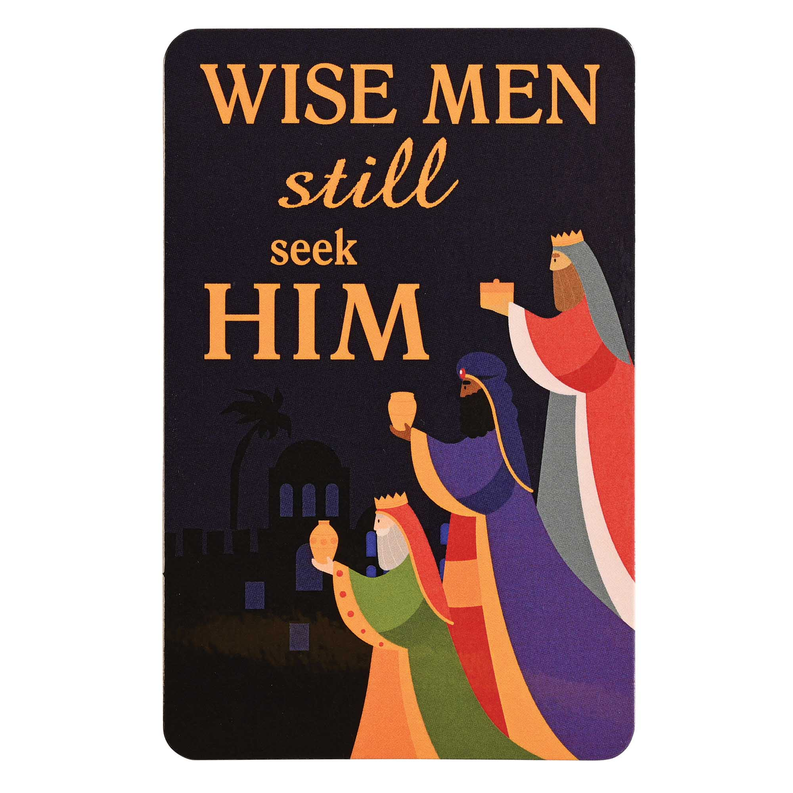 Pocketcard Bookmark Wise Men Still Seek