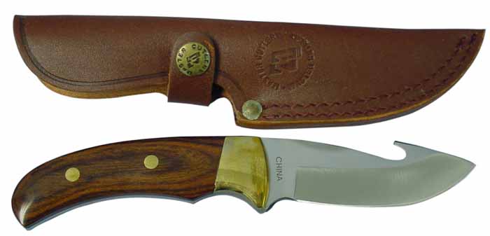 Skinning Knife W/Leather Sheath