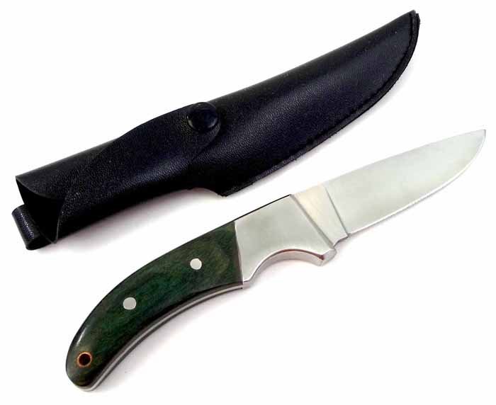 Plain Edge Hunting Knife With Sheath