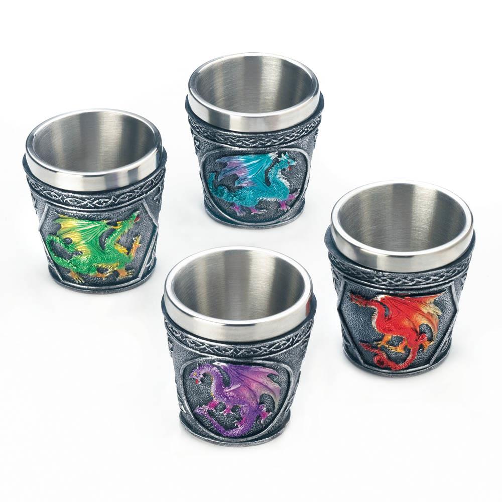 Mythical Dragons Shot Glass Set