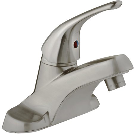 Heavy Duty Single Lever RV Lavatory Faucet - Brushed Satin Nickel