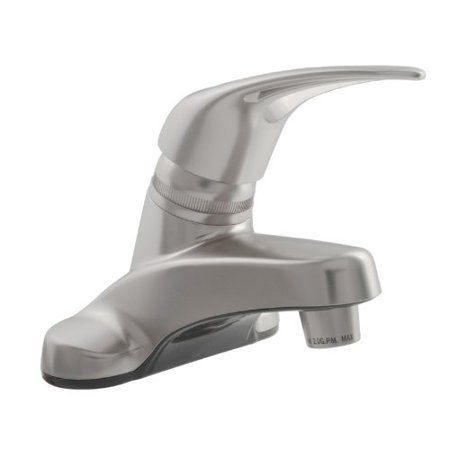 Single Lever RV Lavatory Faucet - Brushed Satin Nickel