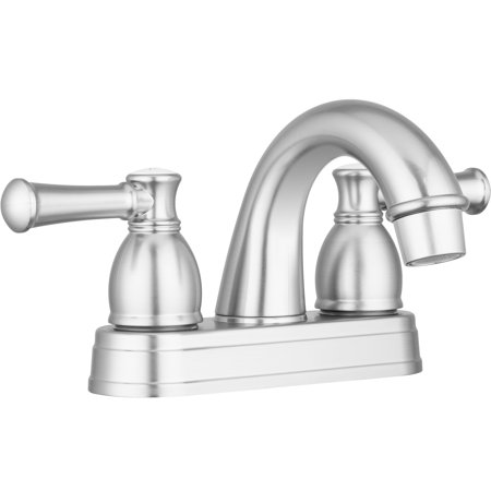 Designer Arc Spout RV Lavatory Faucet - Brushed Satin Nickel