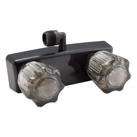 RV Shower Faucet For Exterior Shower Boxes - Black