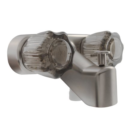RV Tub & Shower Diverter Faucet - Brushed Satin Nickel