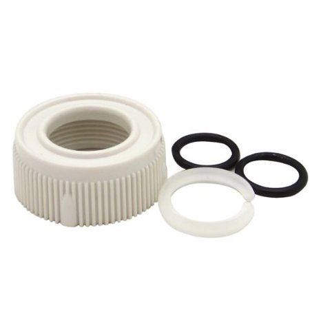 SPOUT NUT AND RINGS REPLACEMENT KIT - WHITE