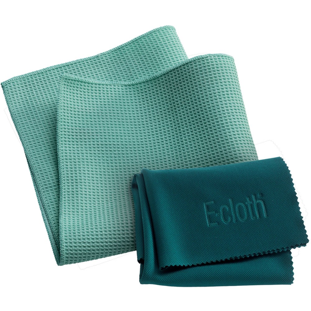 Ecloth 10615W Window Cleaning Cloths 2Pk Cleans Windows