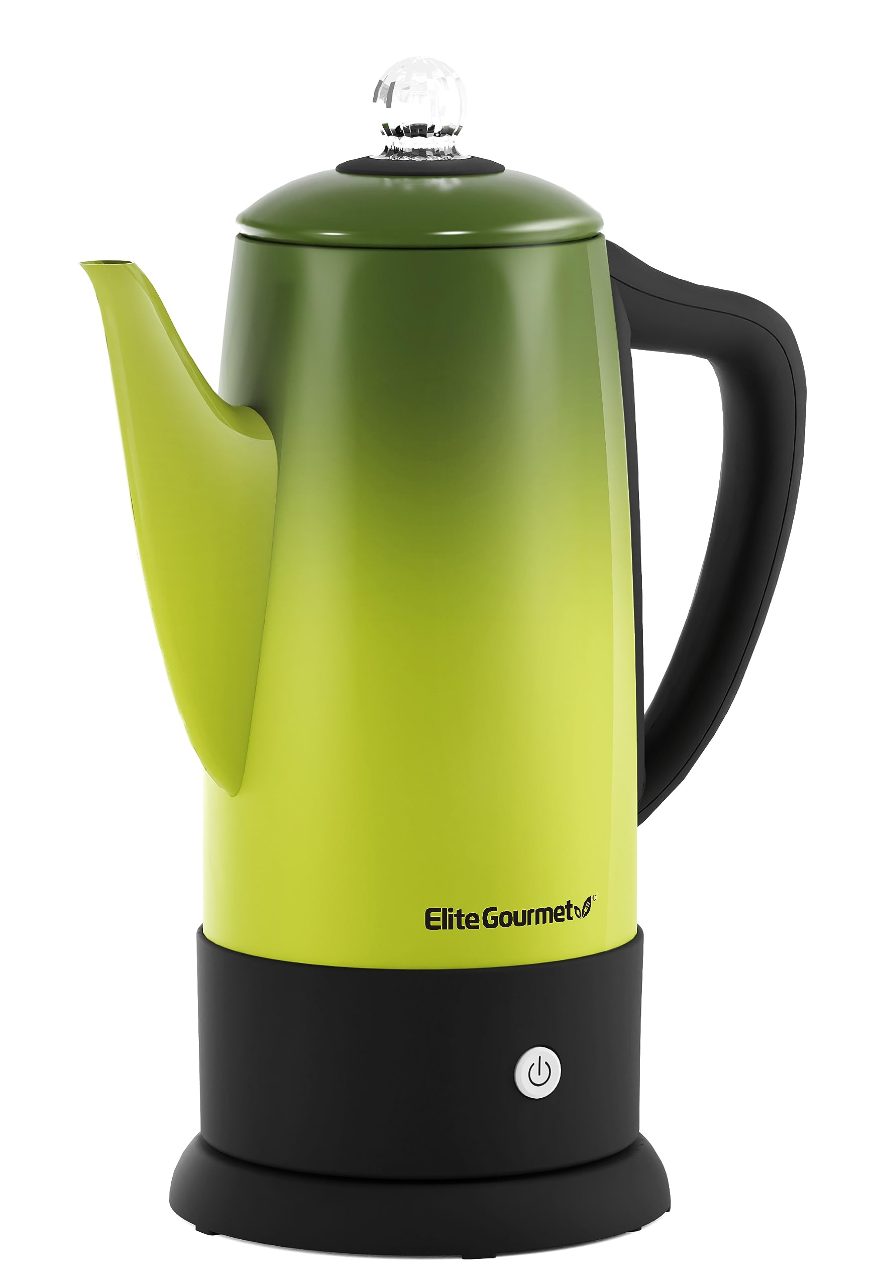 ELITE GOURMET EC812G VINTAGE GREEN COFFEE PERCOLATOR