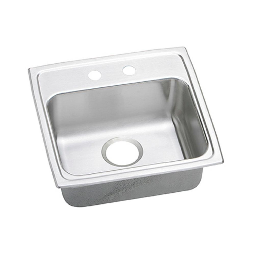 19X18X5-1/2 2 Hole Single Band ADA Stainless Steel SINK