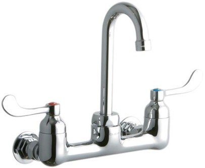 California Energy Commission Not Registered Lead Law Compliant Wall Mount 2 Handle Lever 8 Center Faucet Chrome 2.2