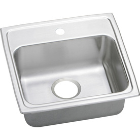 19X19X6 One Hole Single Band ADA Stainless Steel SINK