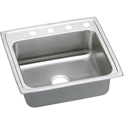22" x19" x 5-1/2" 1 Hole 1 Bowl ADA Stainless Steel Sink