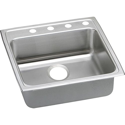 22" x 22" x 6-1/2" 3 Hole 1 Bowl ADA Stainless Steel Sink