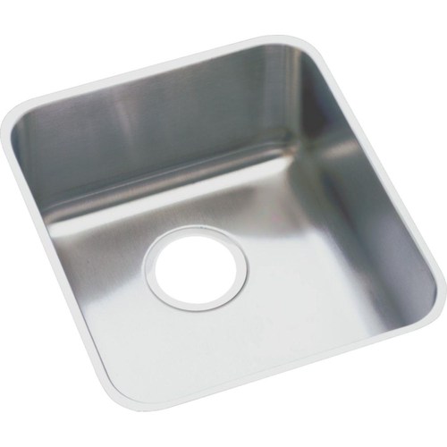 17-1/2" x 17-1/2" 1 Bowl Sink Stainless Steel Undercounter Lustertone
