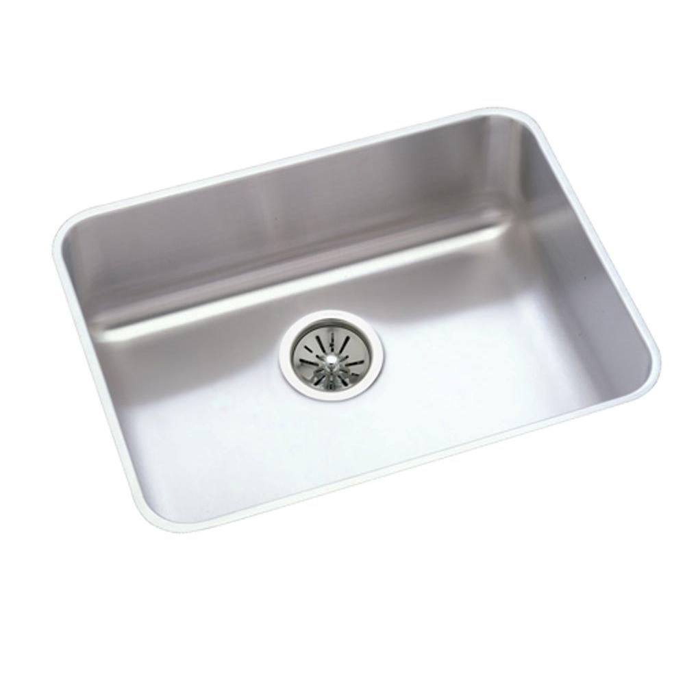 23" x 18" 1 Bowl Undercounter Stainless Steel Sink With Reveal