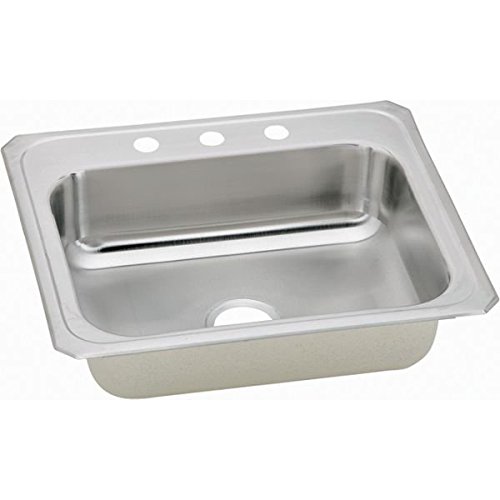 25 X 22 One Hole Single Band SINK Celebrity Stainless Steel