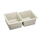33 X 22 0 Hole Double Bowl Undercounter Granite Sink Bisque