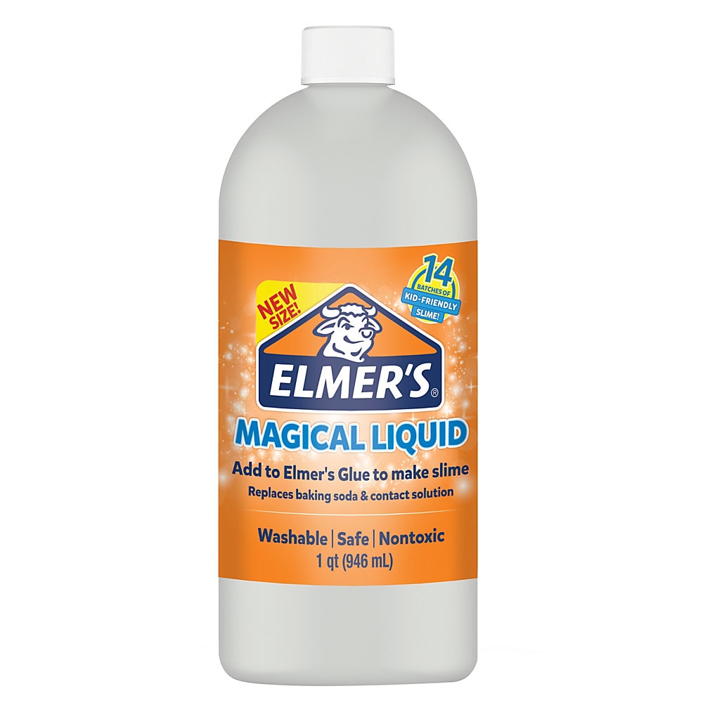 Glue Slime Magical Liquid Activator Solution, 32 oz, Dries Clear