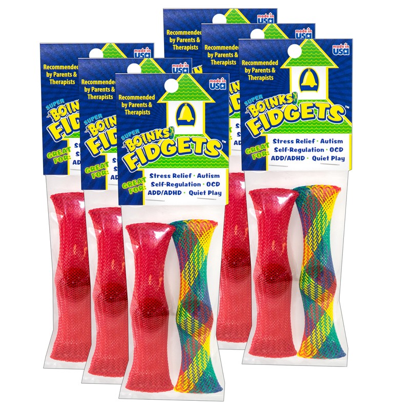 Super Boinks Fidgets, 2 Per Pack, 6 Packs