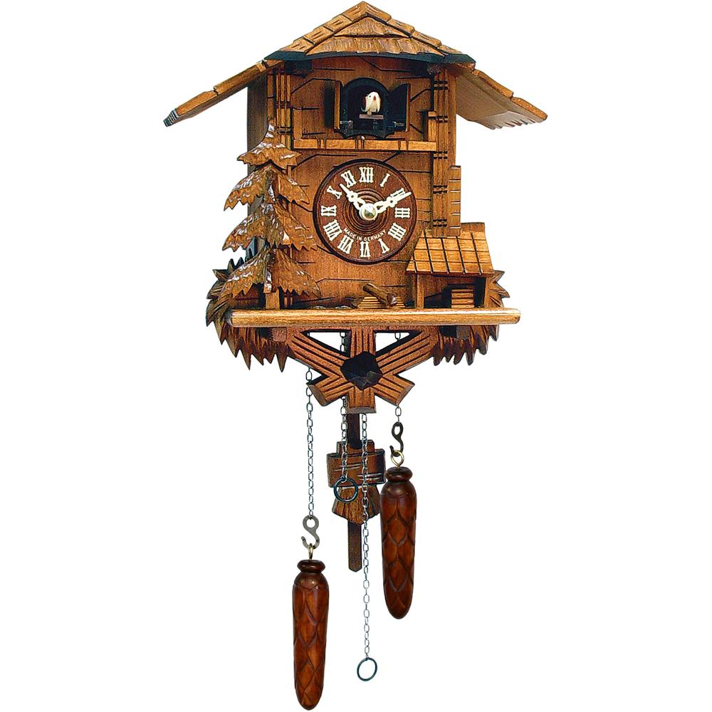 Engstler Battery-operated Cuckoo Clock - Full Size - 11"H x 10.75"W x 6.25"D