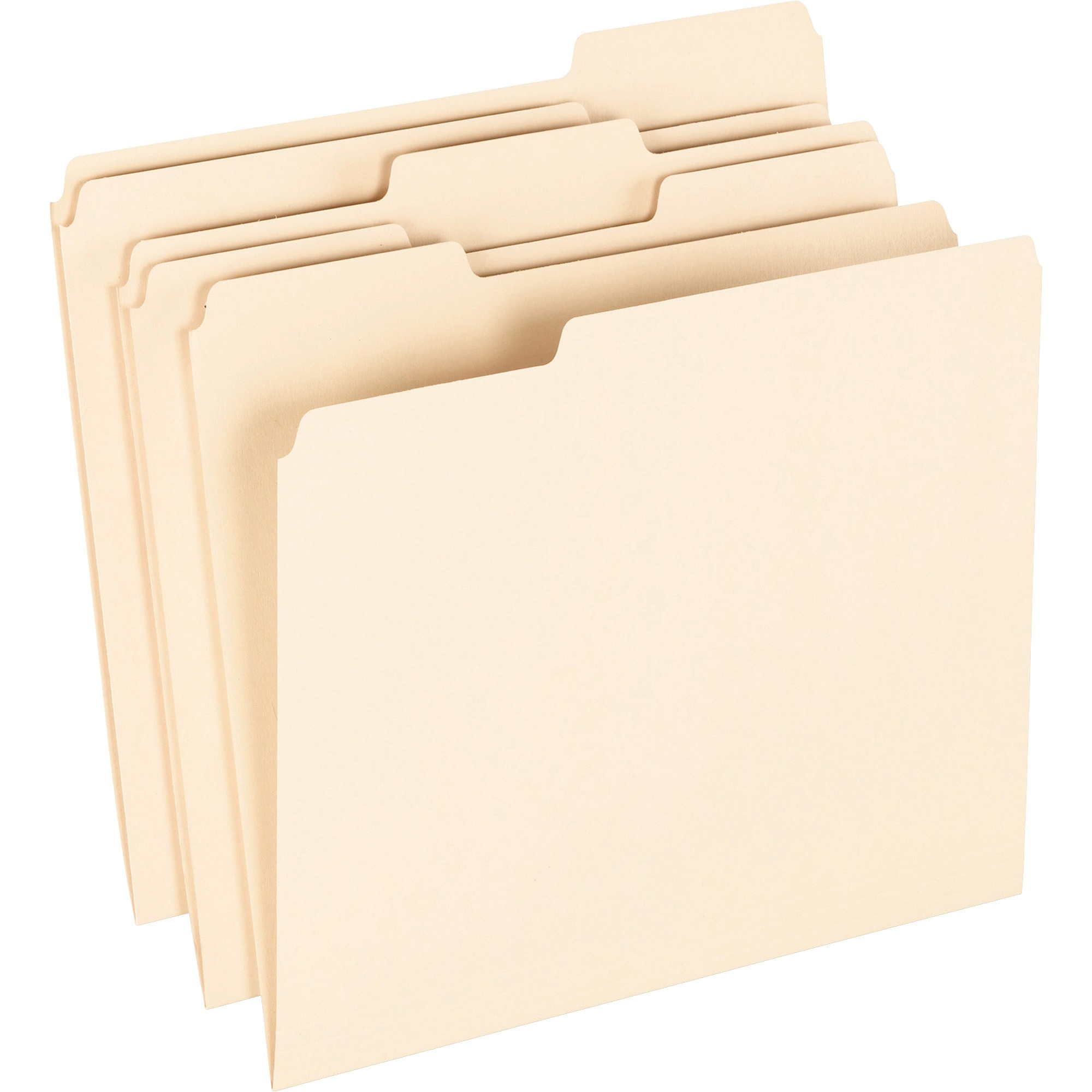 Earthwise 100% Recycled Paper File Folder, 1/3 Cut, Letter, Manila, 100/Box