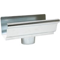 29010 5K Galvanized End Piece W/Outlet