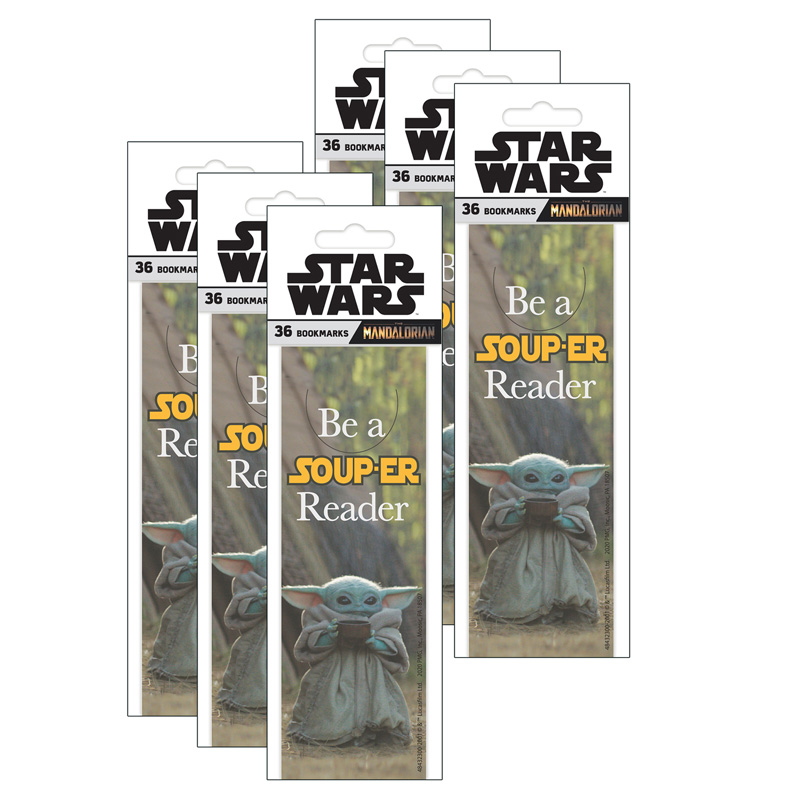 Star Wars The Mandalorian Bookmark, 36 Per Pack, 6 Packs