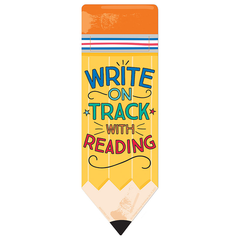 Pencil Write on Track with Reading Bookmarks, Pack of 36
