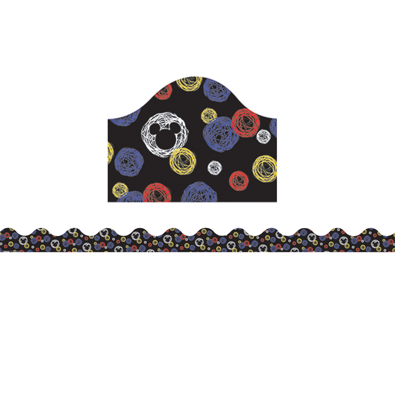 Mickey Color Pop! Primary Colors Deco Trim, 37 Feet