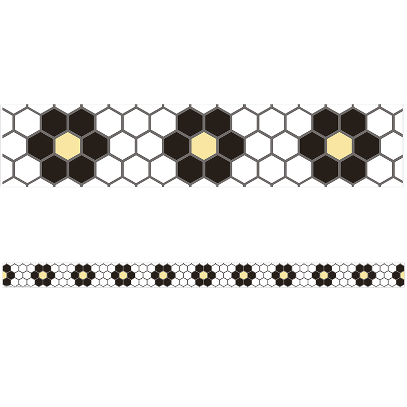 The Hive Floral Mosaic Deco Trim, 37 Feet