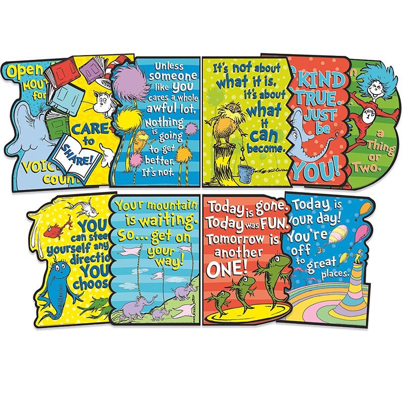 Dr. Seuss Die-Cut Poster Set